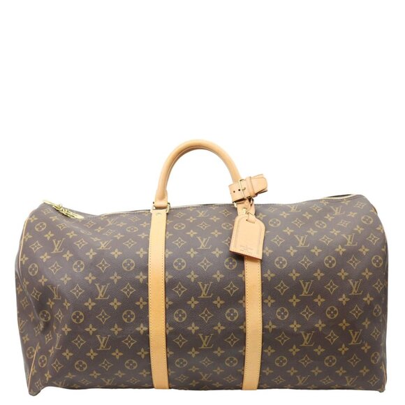 Louis Vuitton  Keepall 60 Monogram Canvas Travel Bag Brown - Picture 3 of 11